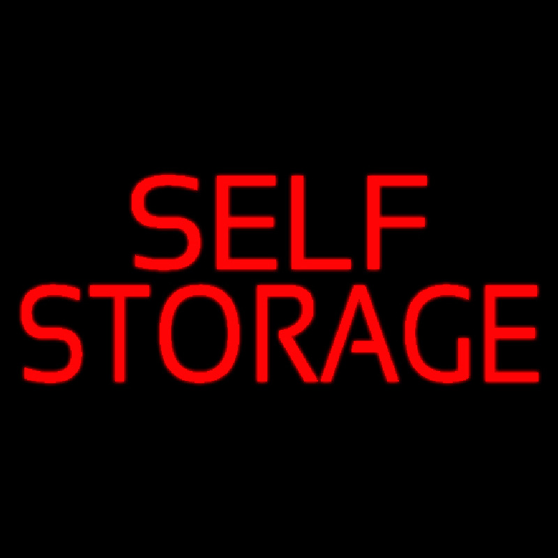 Red Self Storage Neontábla