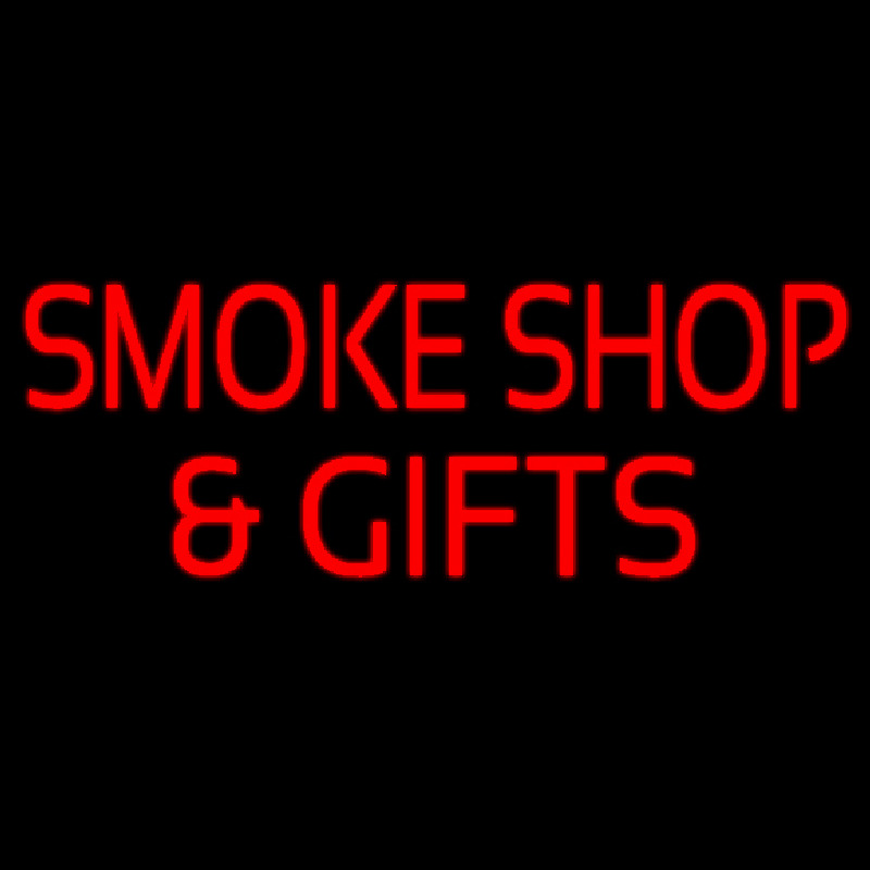 Red Smoke Shop And Gifts Neontábla