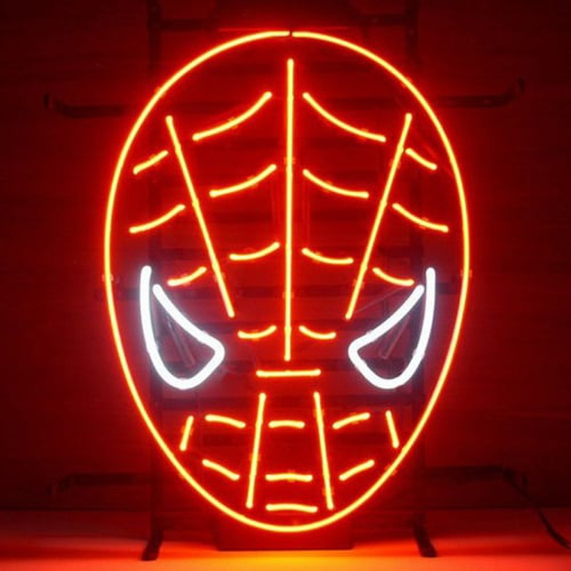 Red Spiderman Neontábla