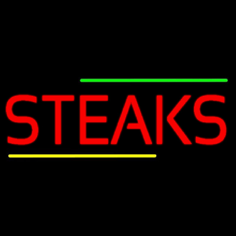 Red Steaks Neontábla