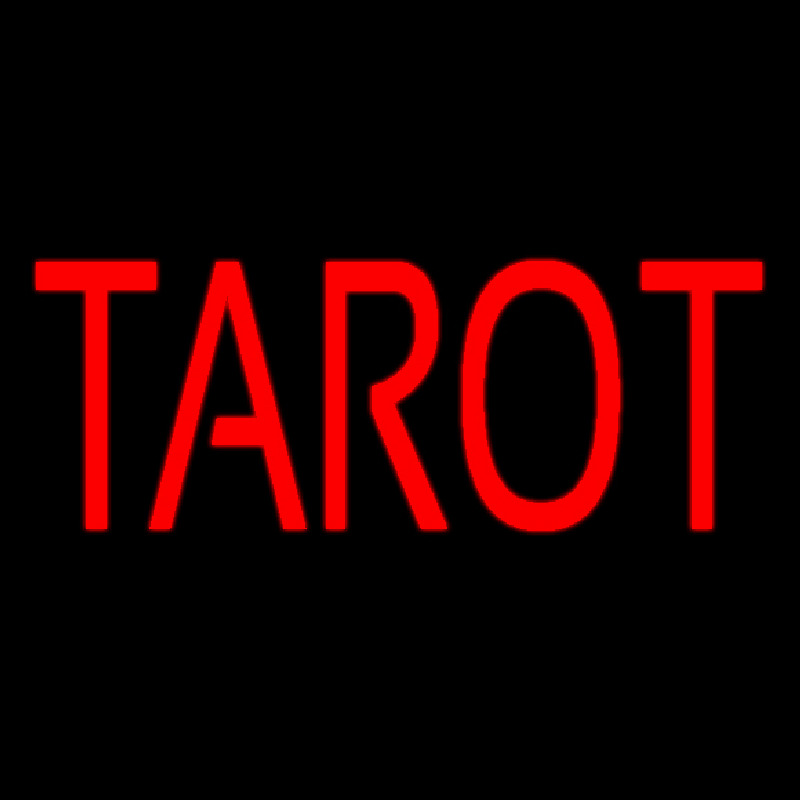 Red Tarot Neontábla