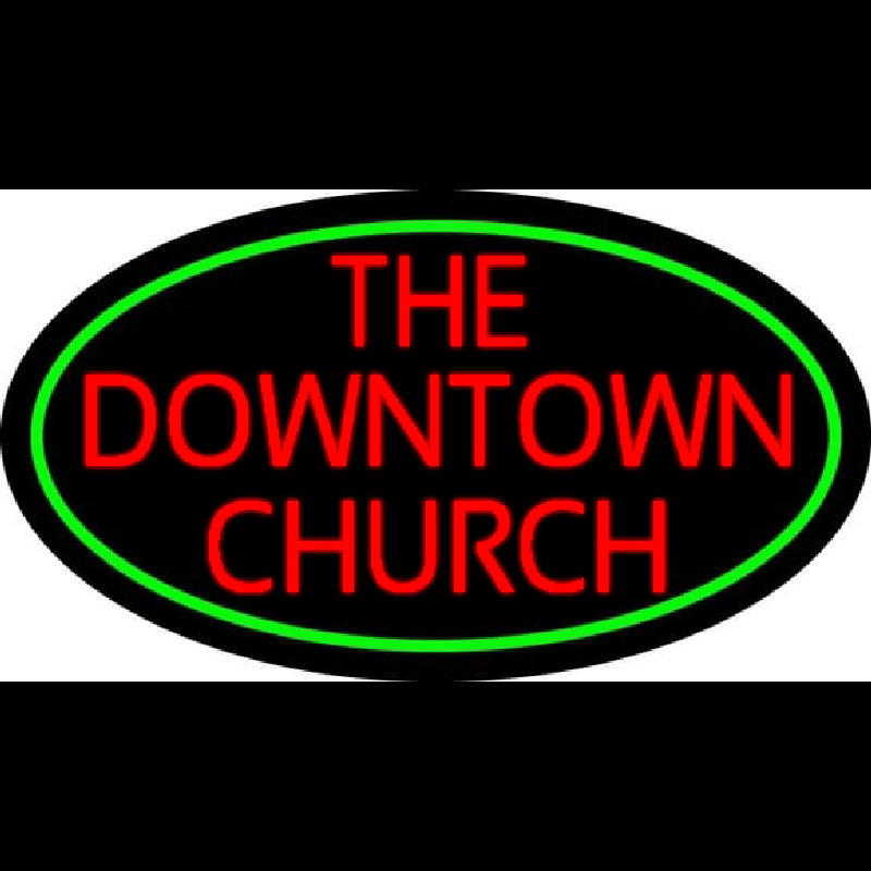 Red The Downtown Church Neontábla