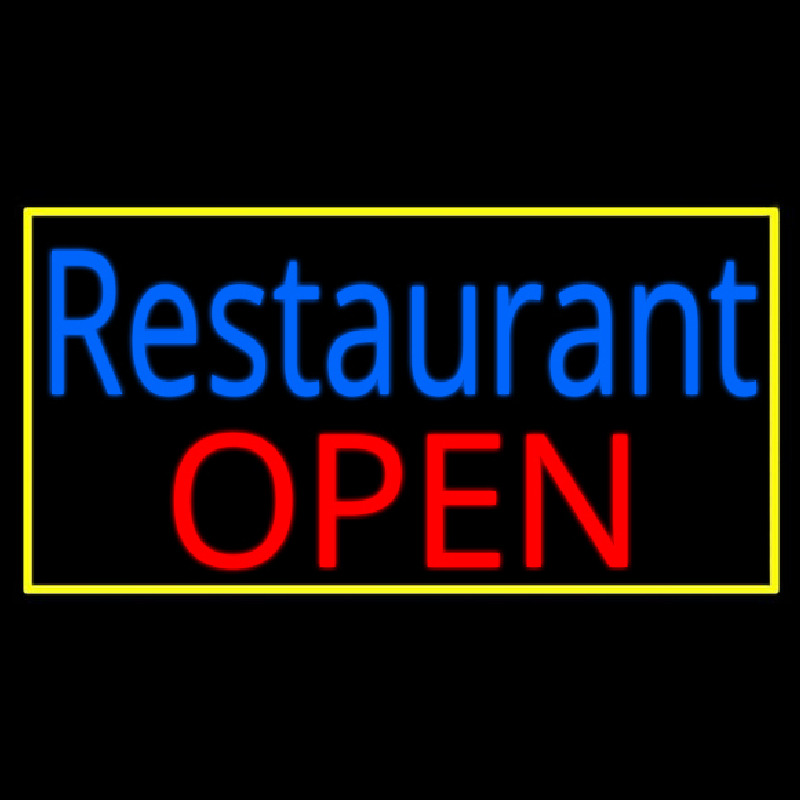 Restaurant Open 1 Neontábla