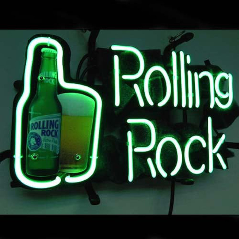 Rolling Rock Sör Kocsma Neontábla