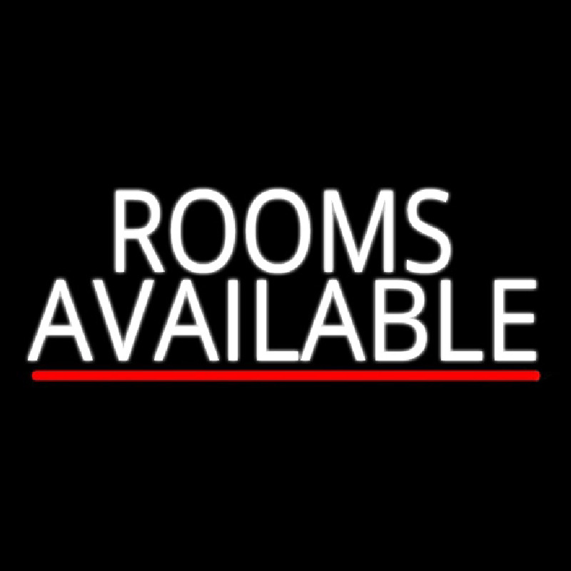 Rooms Available Vacancy Neontábla