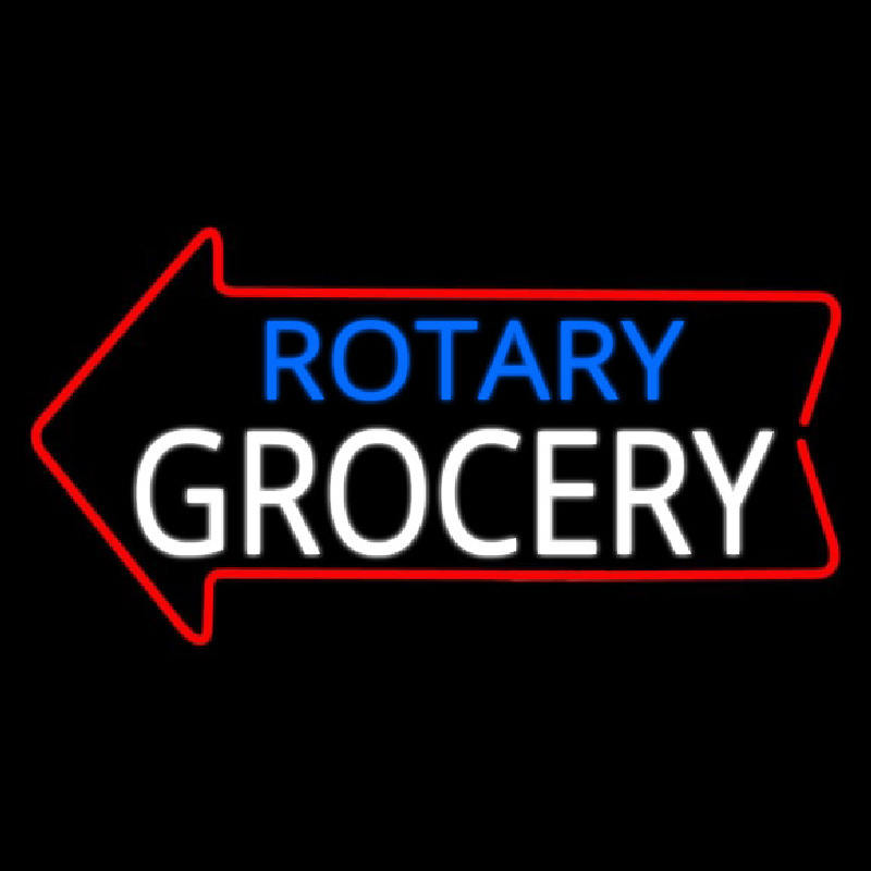 Rotary Grocery Neontábla
