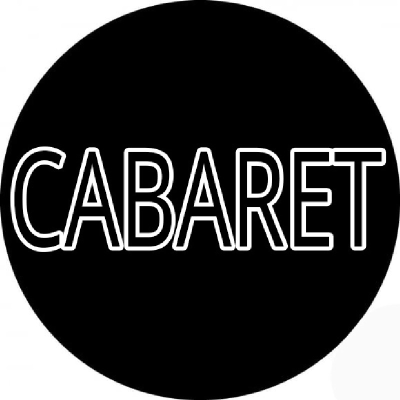 Round Cabaret Neontábla