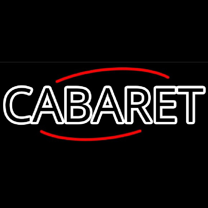 Round Cabaret Neontábla