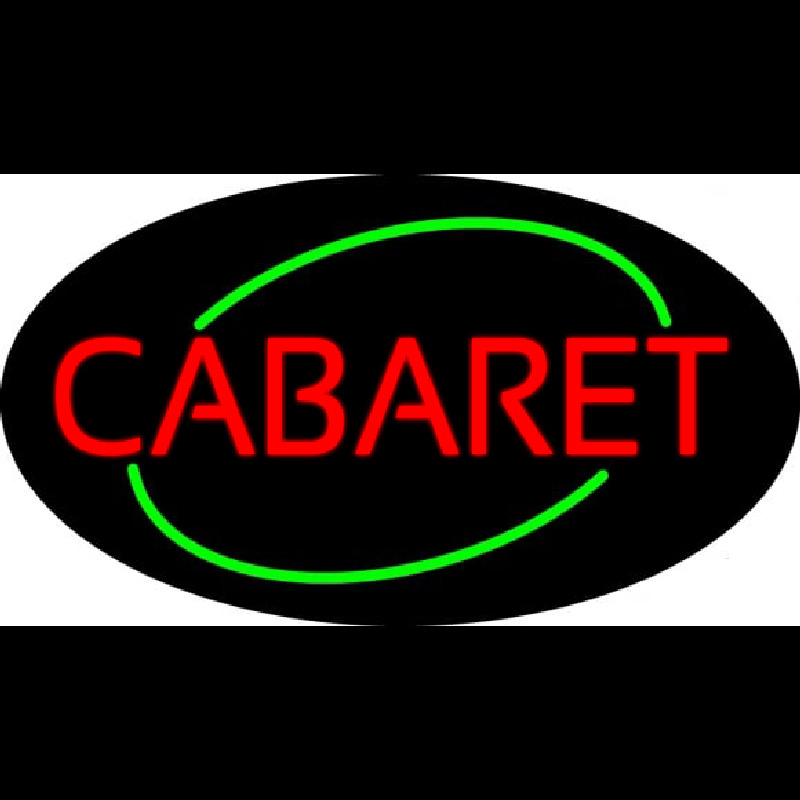 Round Cabaret Neontábla