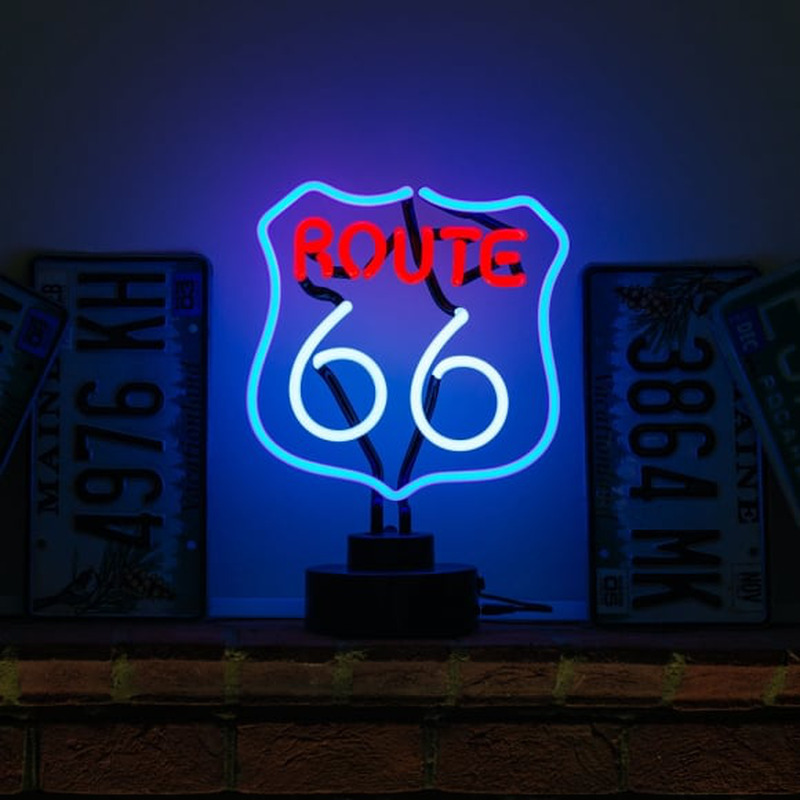 Route 66 Desktop Neontábla