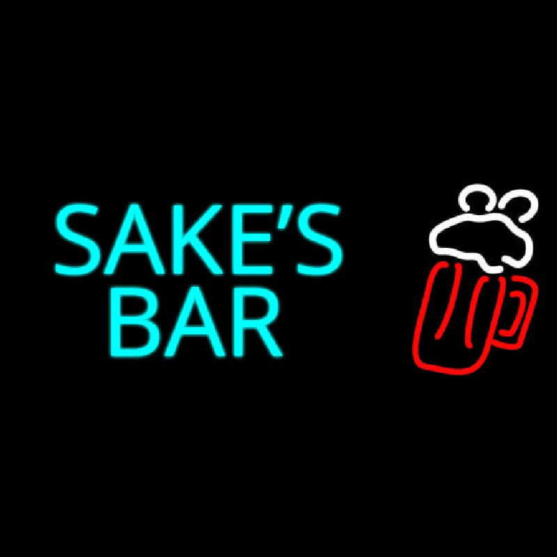 Sakes Bar Neontábla