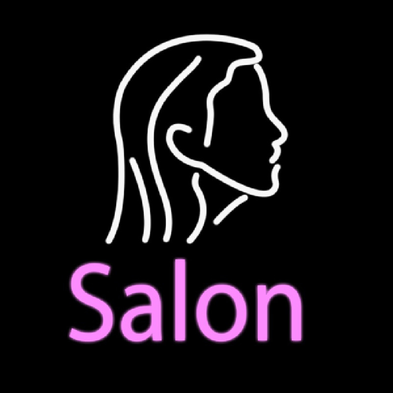 Salon Hair Barber Neontábla