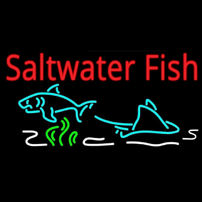 Saltwater Fish Neontábla