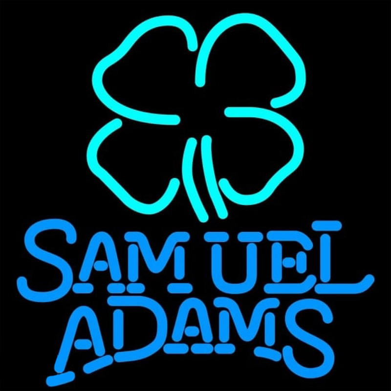 Samuel Adams Clover Beer Sign Neontábla