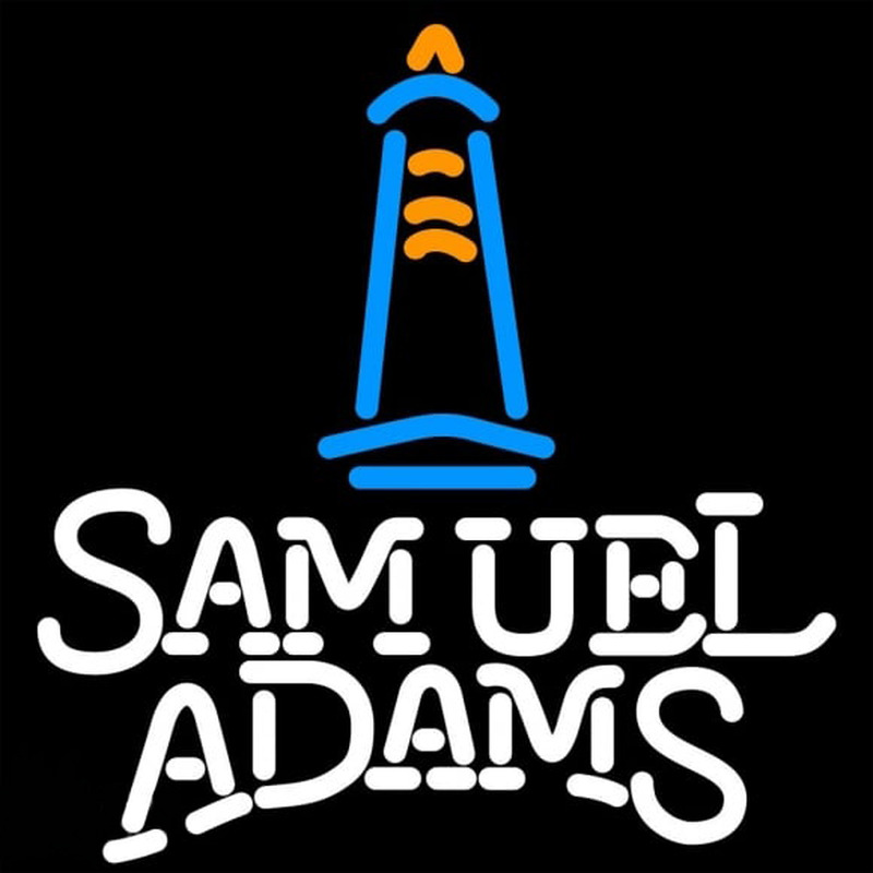 Samuel Adams Light House Beer Sign Neontábla