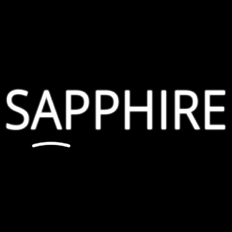 Sapphire Block Neontábla