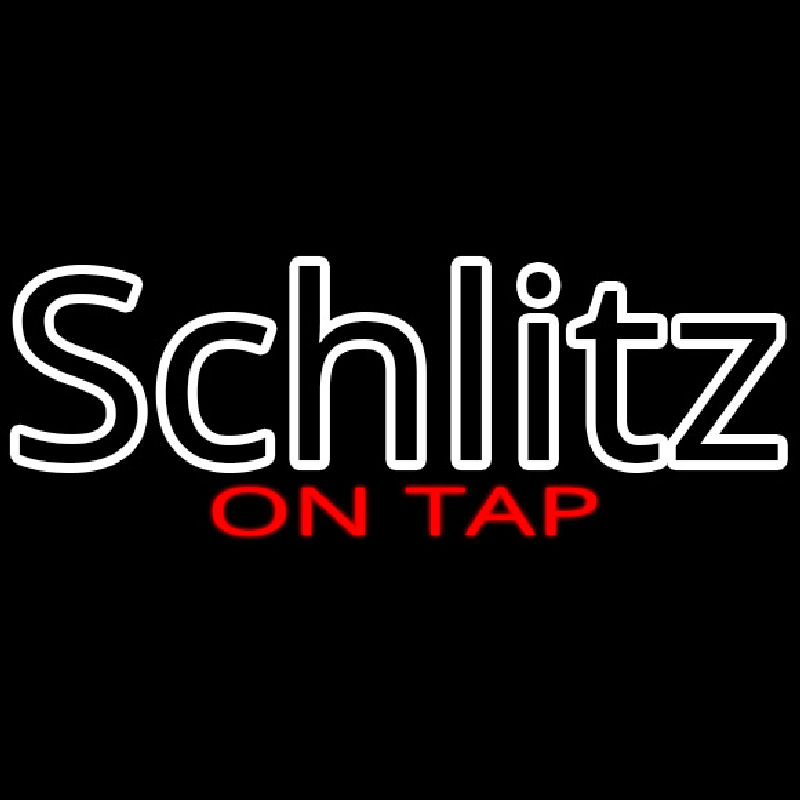 Schlitz On Tap Neontábla