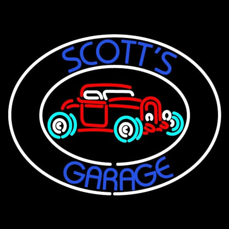 Scotts Garage Neontábla