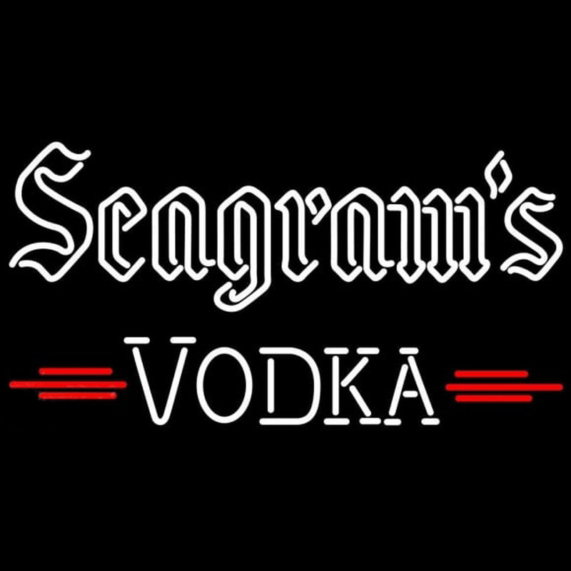 Seagrams Vodka Beer Sign Neontábla