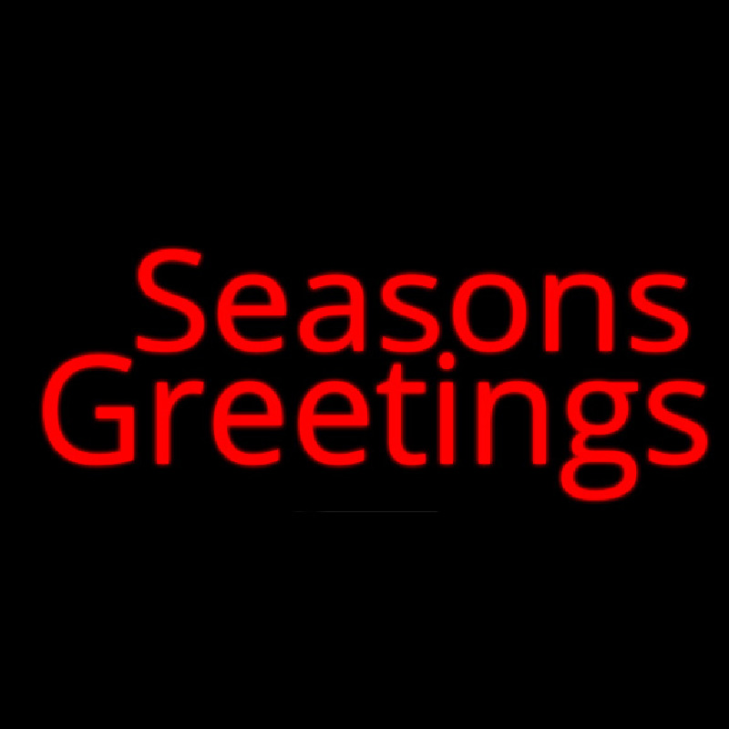 Seasons Greetings Neontábla