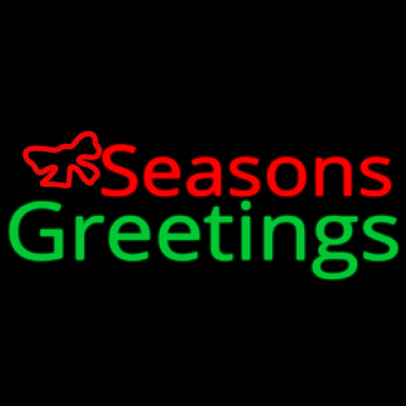 Seasons Greetings Neontábla