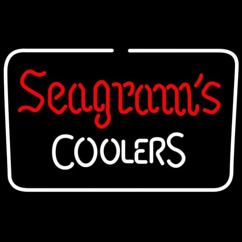 Segrams Coolers Beer Sign Neontábla