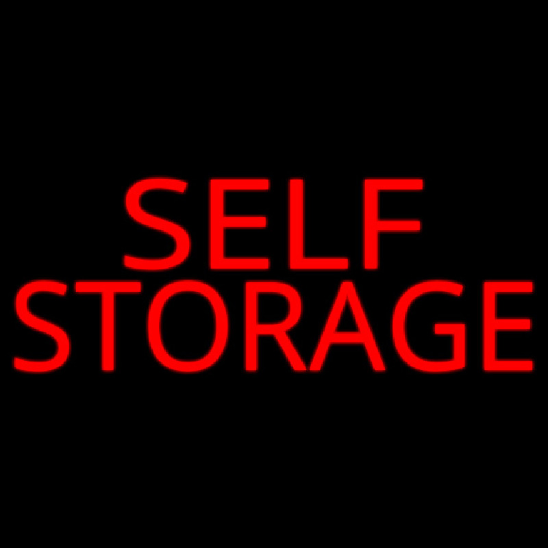Self Storage Block Neontábla