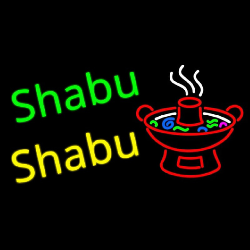 Shabu Shabu Neontábla