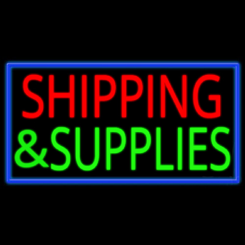 Shipping And Supplies Neontábla