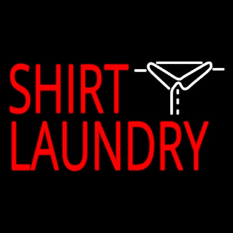 Shirt Laundry Neontábla