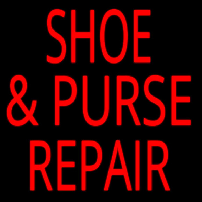 Shoe Purse Repair Neontábla