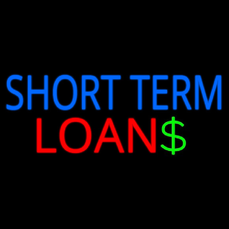 Short Term Loans Neontábla