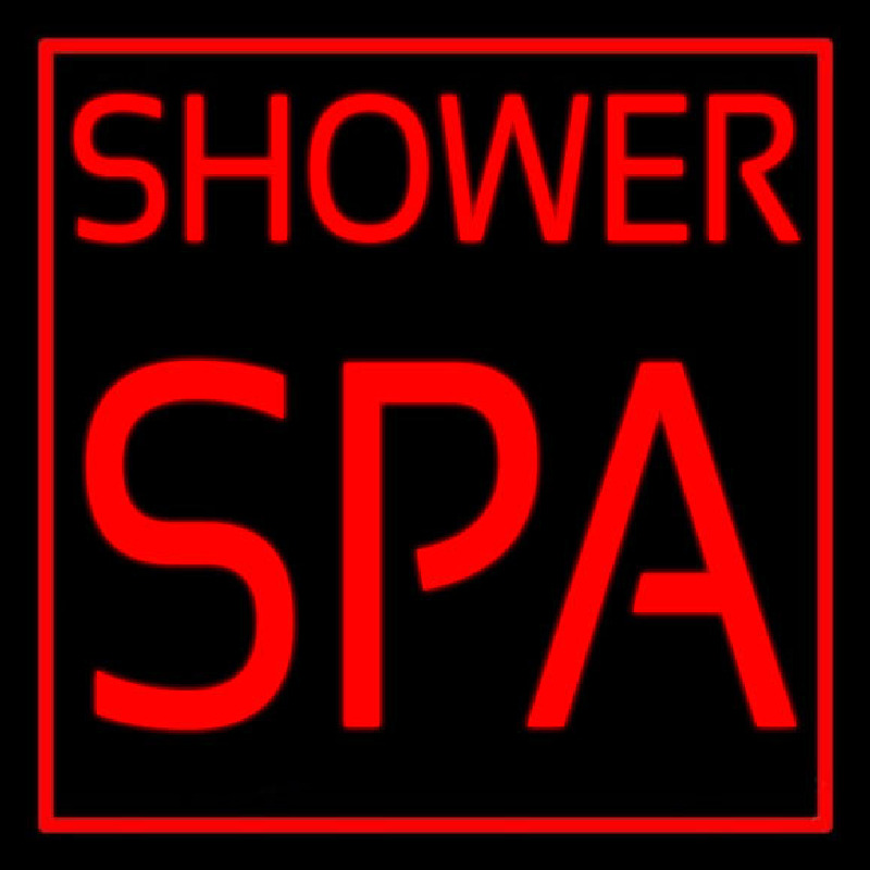 Shower Spa Neontábla