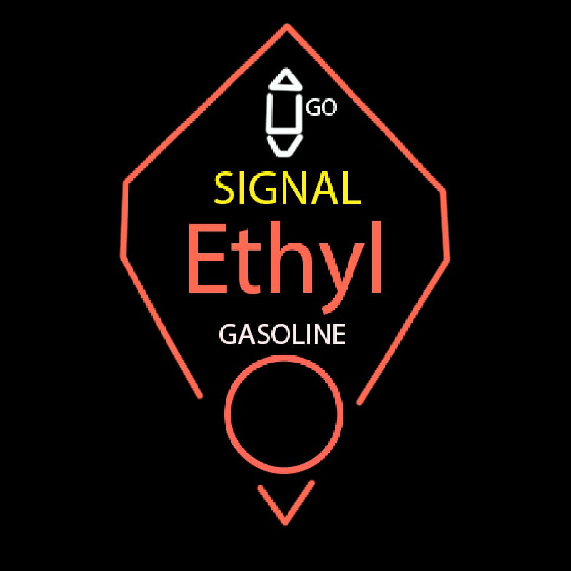 Signal Ethyl Gasoline Neontábla