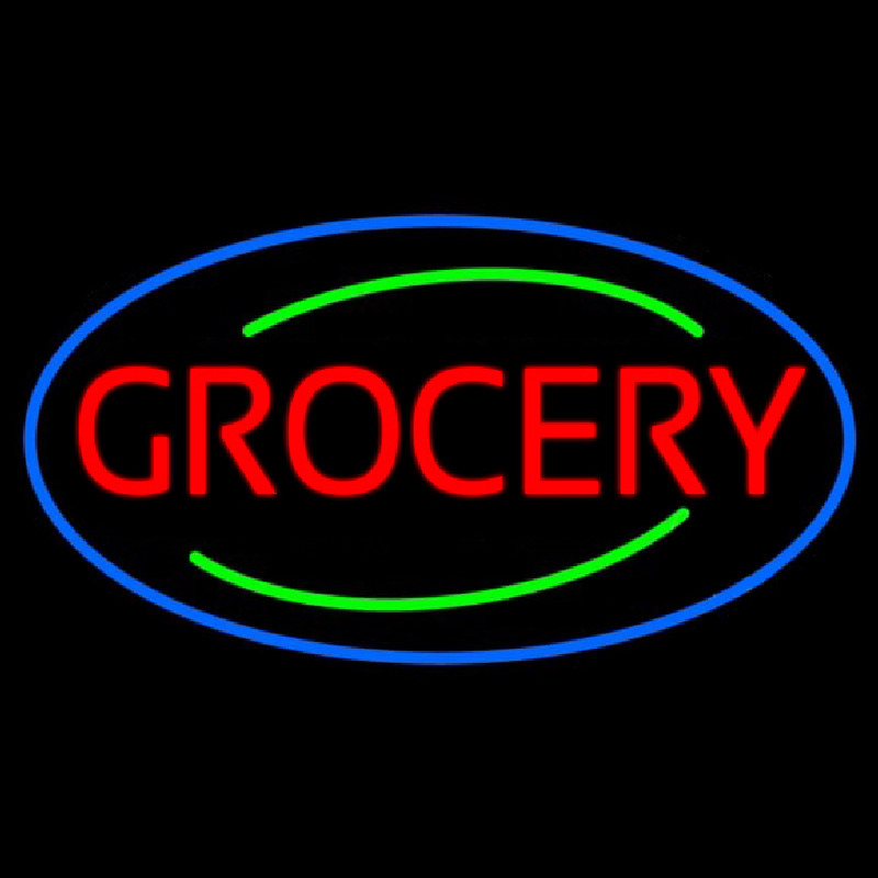 Simple Grocery Neontábla