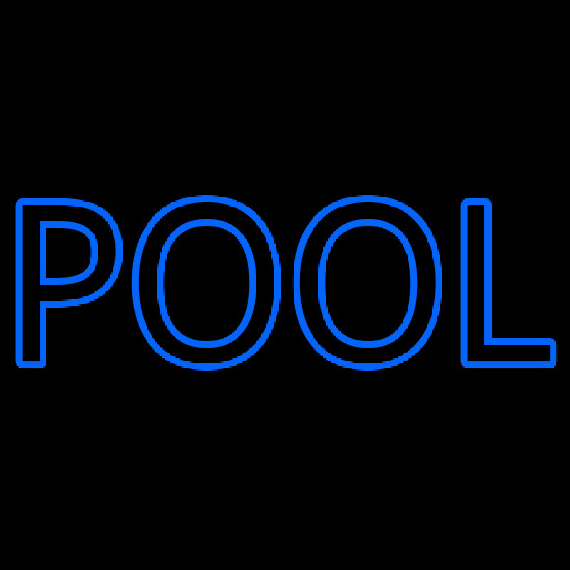 Simple Pool Neontábla