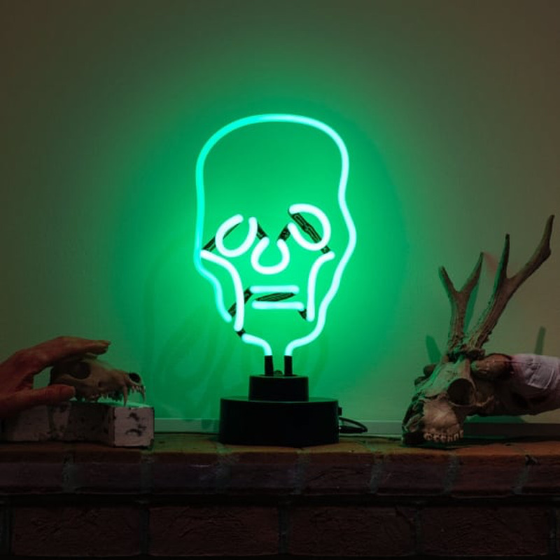 Skull Destop Neontábla