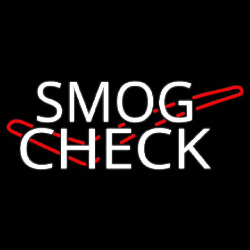 Smog Check Logo Neontábla