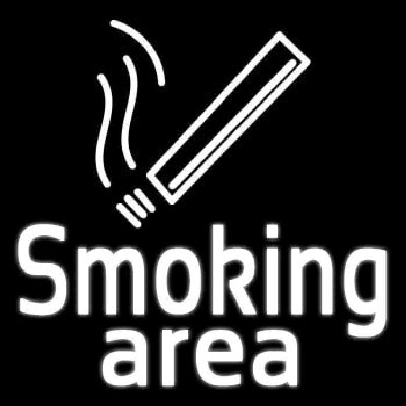 Smoking Area Neontábla