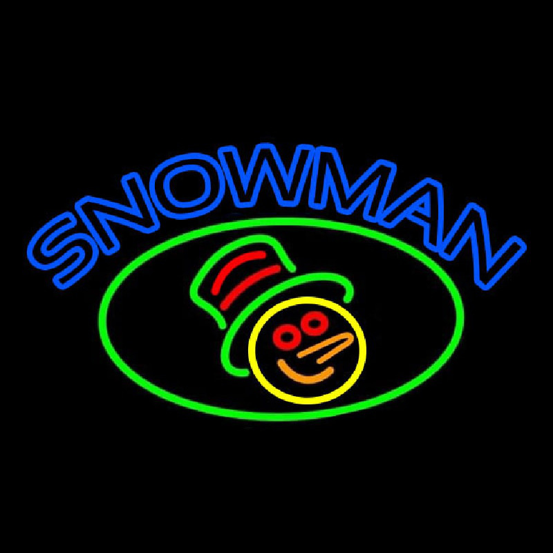 Snowman Neontábla