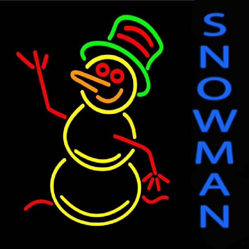 Snowman Neontábla