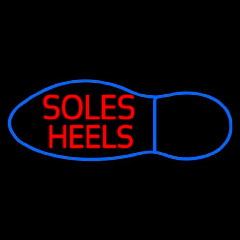 Soles Heels Neontábla