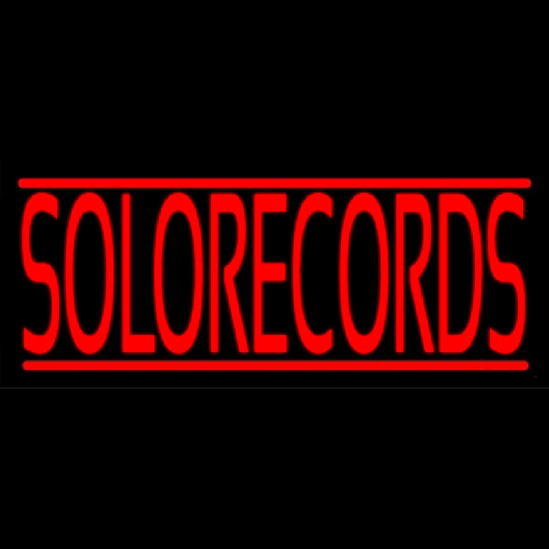 Solo Records Neontábla