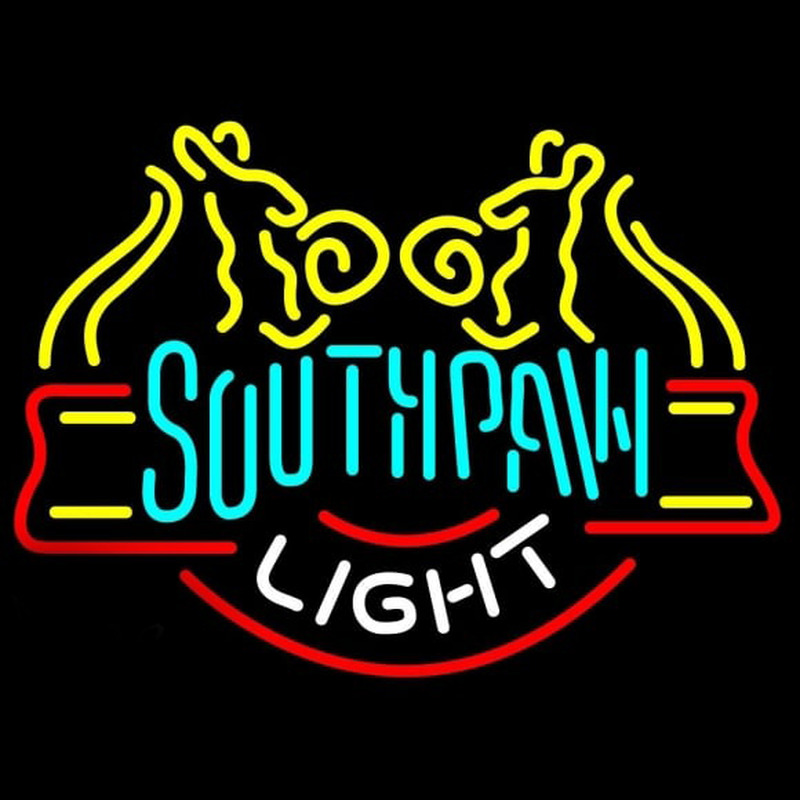 Southpaw Kangaroos Beer Sign Neontábla