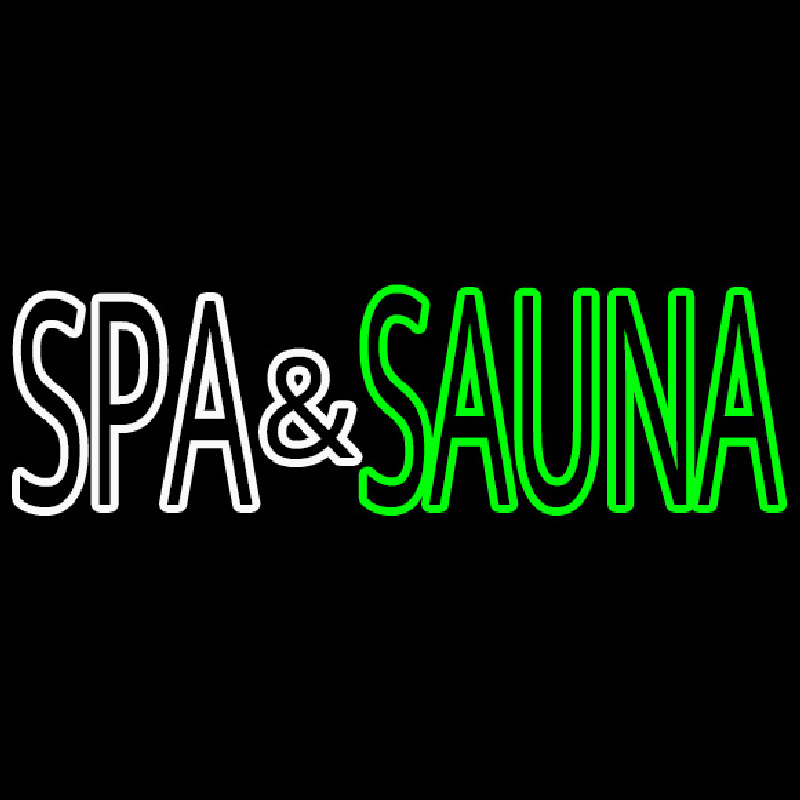 Spa And Sauna Neontábla
