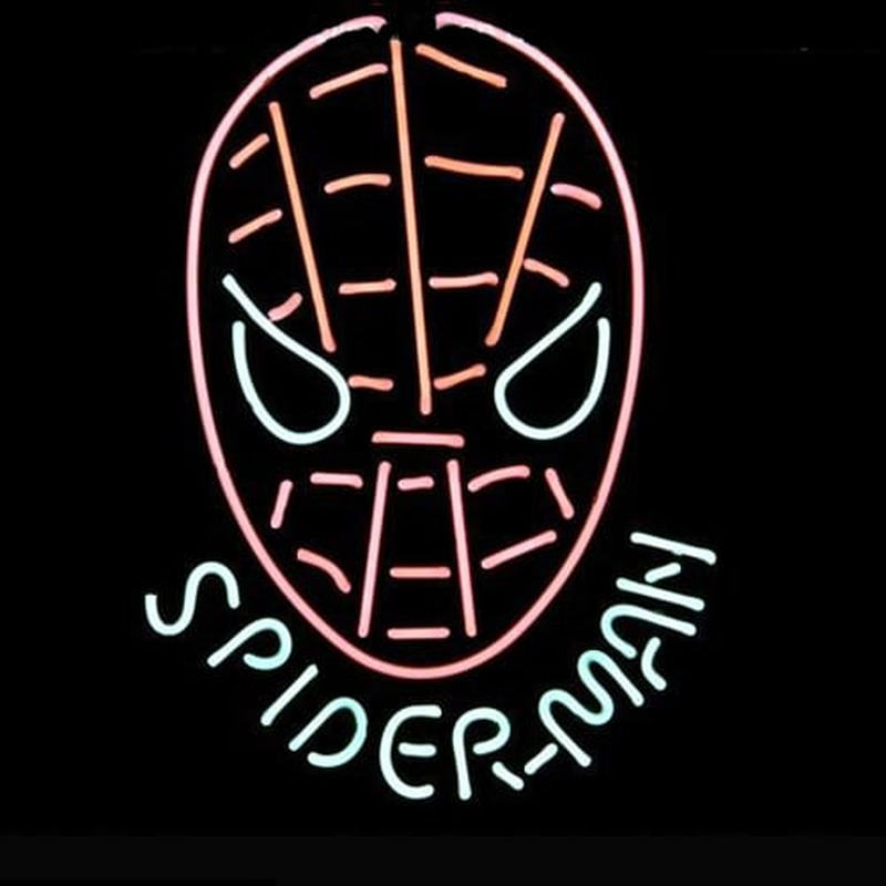 Spiderman Super Man Logó Kocsma Kijelző Bolt Sör Kocsma Neontábla Ajándék