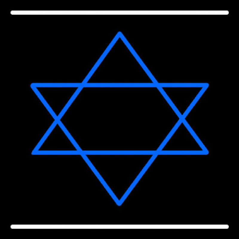 Star Of David Neontábla