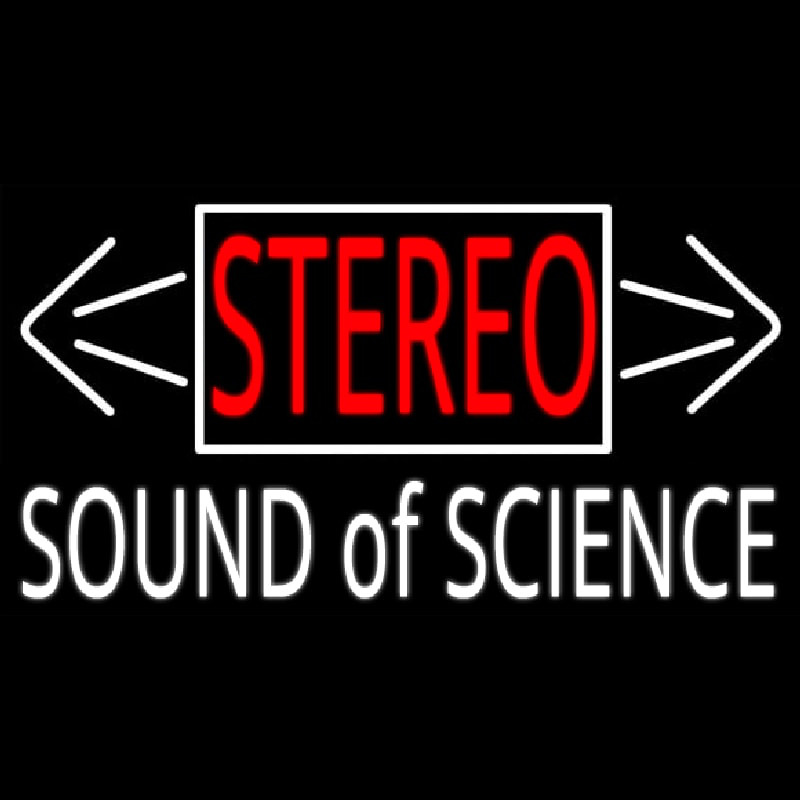 Stereo Sound Of Science Neontábla