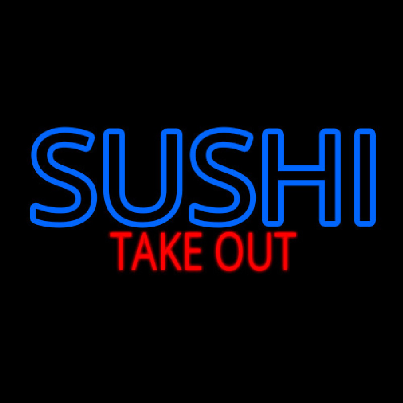 Sushi Take Out Neontábla