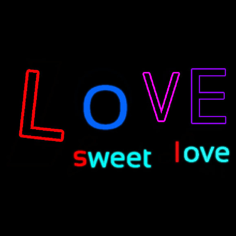 Sweet Love Neontábla